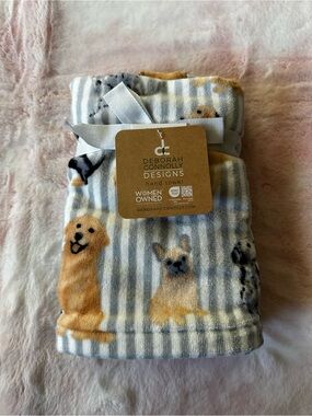 Set of 2 Dog Print Hand Towels  - Deborah Connolly NWT